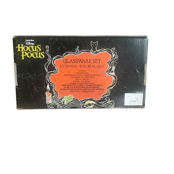 Silver Buffalo Hocus Pocus Glass Tumbler Set Standard - Picture 2 of 2